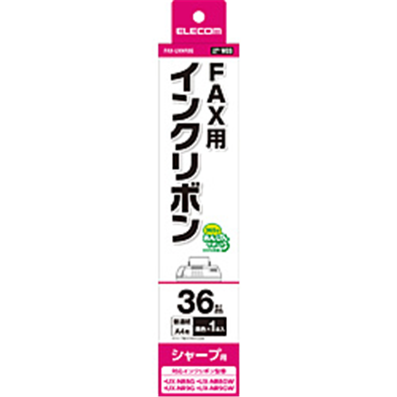 エレコム FAX用インクリボン互換 シャープ UX-NR9G互換   FAXUXNR8G FAXUXNR8G 1個（ご注文単位1個）【直送品】