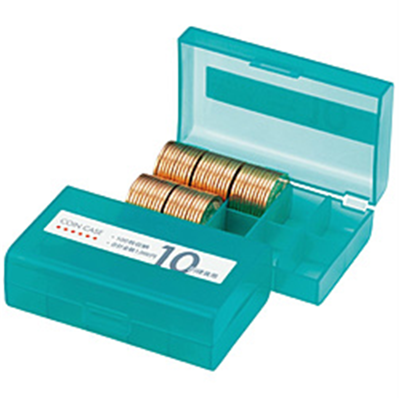 オープン工業 コインケース (100枚収納) 10円用 MA10W 1個(ご注文単位1個)【直送品】