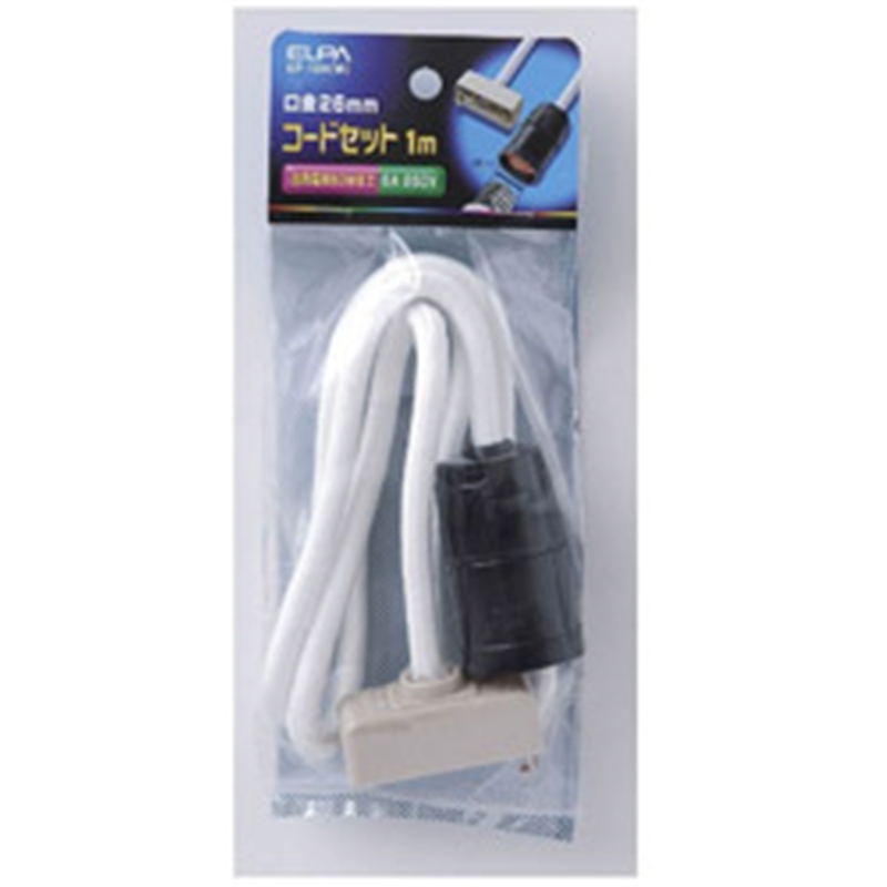 ELPA エルパ コードセット 100CMKP-10H(W) KP10HW 1個(ご注文単位1個)【直送品】