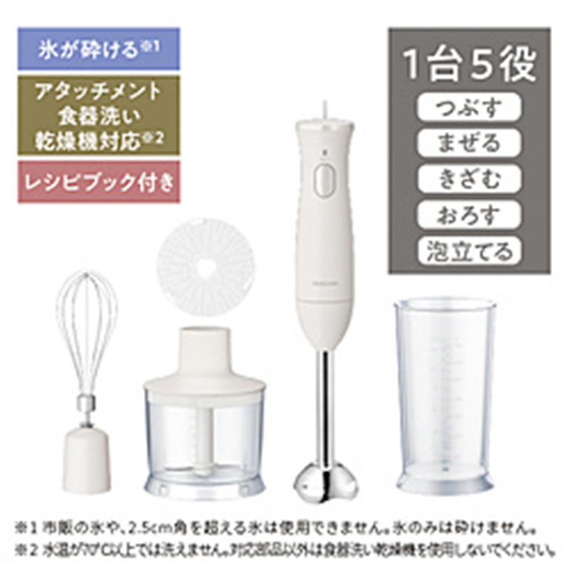 テスコム TESCOM ハンドブレンダー 1個(ご注文単位1個)【直送品】