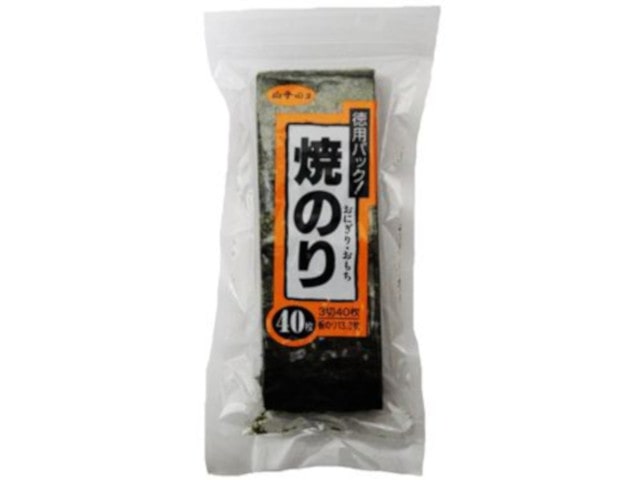 白子のり焼のりおにぎり3切40枚 ※軽(ご注文単位10個)【直送品】