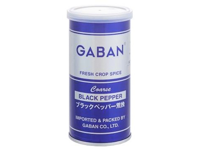 ギャバンブラックペッパー荒挽き丸缶100g※軽(ご注文単位6個)【直送品】
