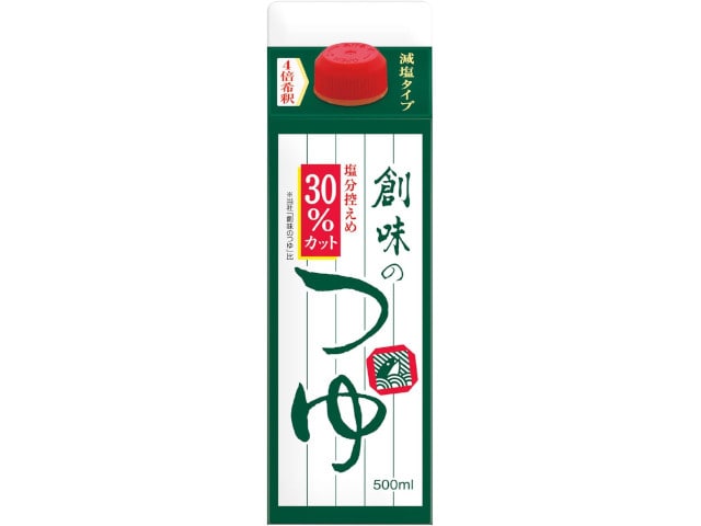 創味食品創味のつゆ減塩タイプ500ml※軽（ご注文単位6個）【直送品】