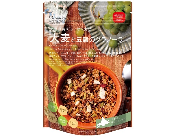日本食品大麦と五穀のグラノーラ240g※軽(ご注文単位4個)【直送品】