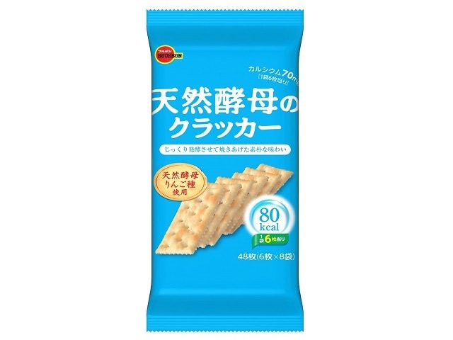 ブルボン天然酵母のクラッカー48枚※軽(ご注文単位6個)【直送品】