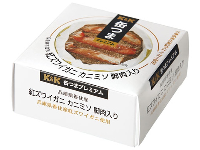 K&K缶つま国産紅ズワイガニカニミソ脚肉入り60g※軽(ご注文単位6個)【直送品】