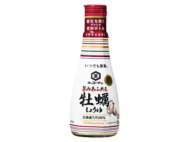 キッコーマンいつでも新鮮旨みあふれる牡蠣しょうゆ200ml※軽(ご注文単位6個)【直送品】