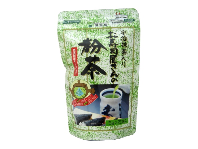 国太楼急須用お寿司屋さんの粉茶ティーパック5g※軽(ご注文単位6個)【直送品】