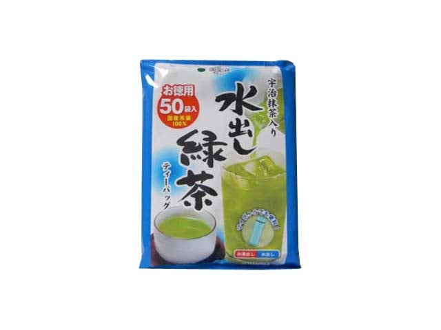 国太楼宇治抹茶入り水出し緑茶ティーバッグ50袋 ※軽(ご注文単位12個)【直送品】