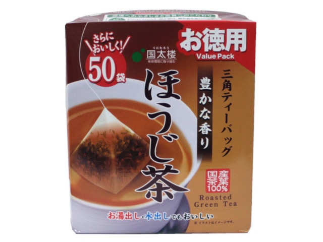 国太楼お徳用豊かな香りほうじ茶三角ティーパック2g50袋 ※軽(ご注文単位6個)【直送品】