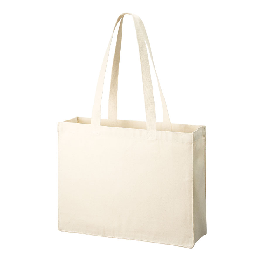 MARKLESS STYLE オーガニックコットン キャンバスボックストート ナチュラル TR-1176-008 1枚(ご注文単位1枚)【直送品】