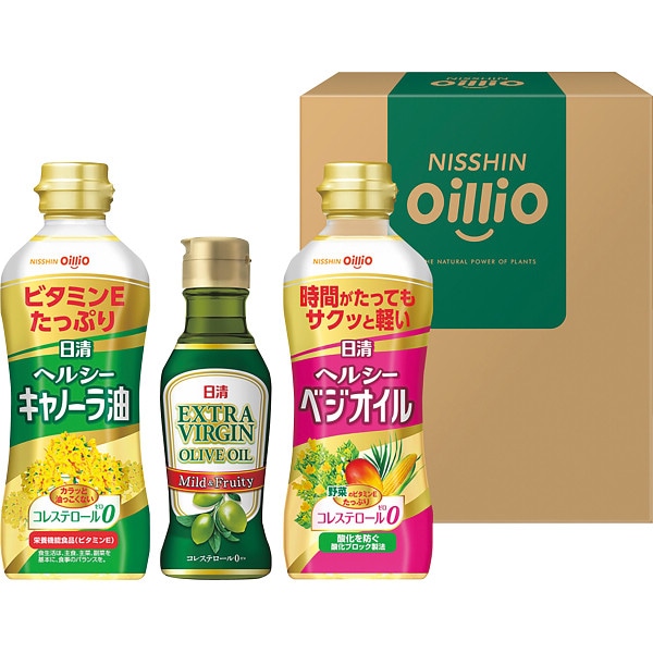 シャディ 日清　ヘルシーオイル＆ＥＸＶオリーブオイルギフト 1個(ご注文単位1個) ※軽 【直送品】