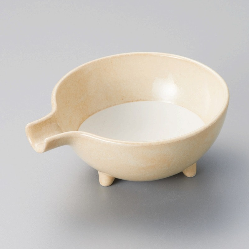 金正陶器 流釉片口薬味すり鉢(大) 1個(ご注文単位1個)【直送品】