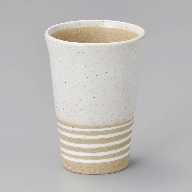 金正陶器 白結晶ビアカップ 1個(ご注文単位1個)【直送品】