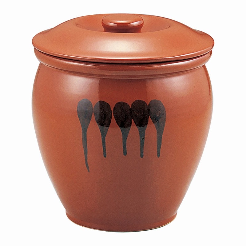 金正陶器 4号蓋付半胴瓶(中国) 1個(ご注文単位1個)【直送品】