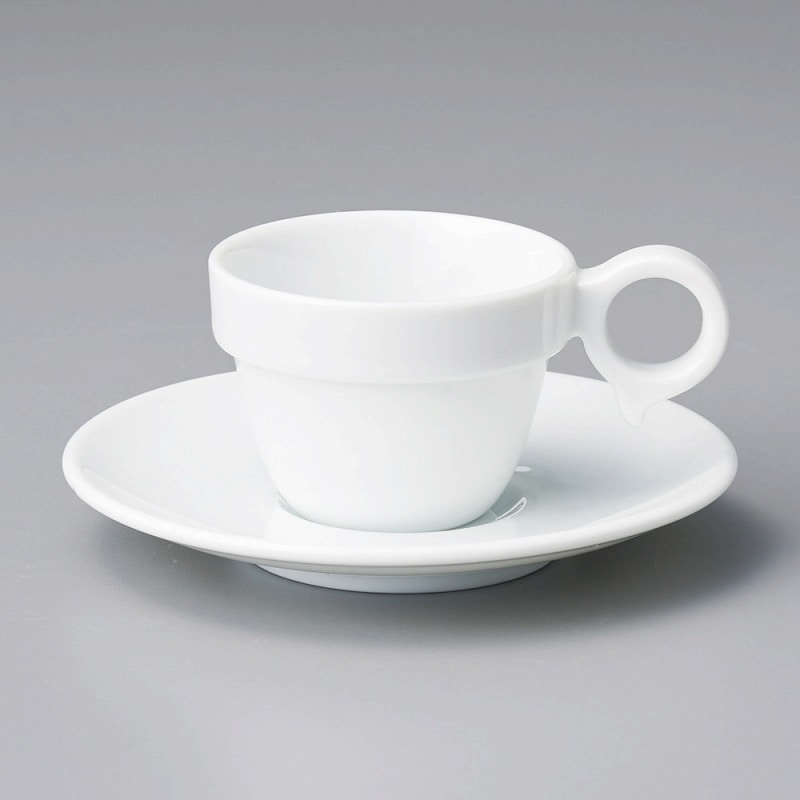 金正陶器 サターンスタックエスプレッソ皿 ※ソーサー単品のみ 1個(ご注文単位1個)【直送品】