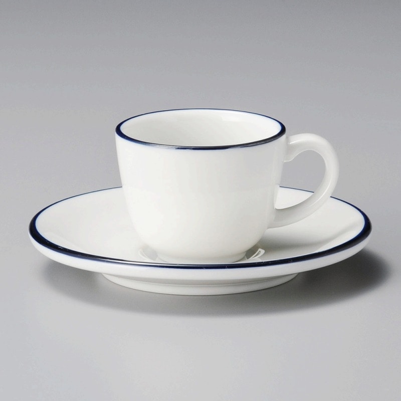 金正陶器 Blueラインエスプレッソカップ ※カップ単品のみ 1個(ご注文単位1個)【直送品】
