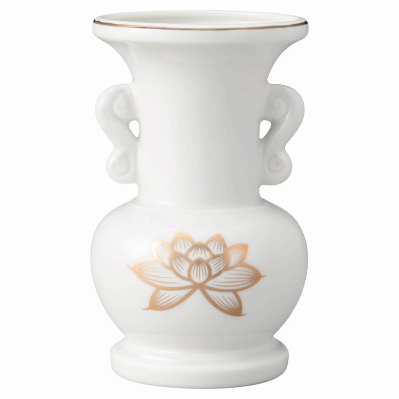 金正陶器 白金蓮6.0玉仏花 1個(ご注文単位1個)【直送品】