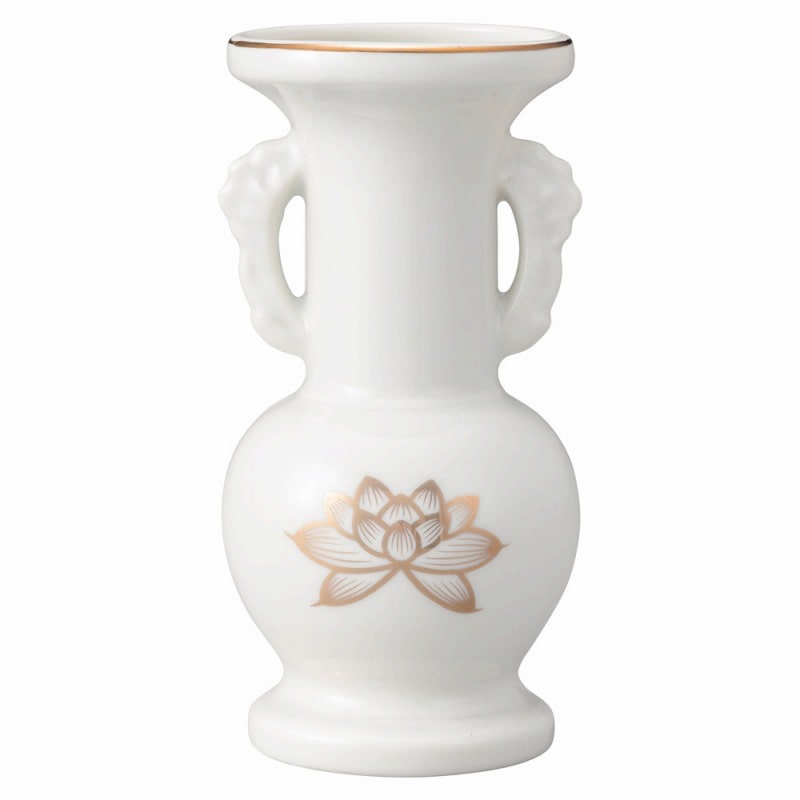 金正陶器 白金蓮6.0並仏花 1個(ご注文単位1個)【直送品】