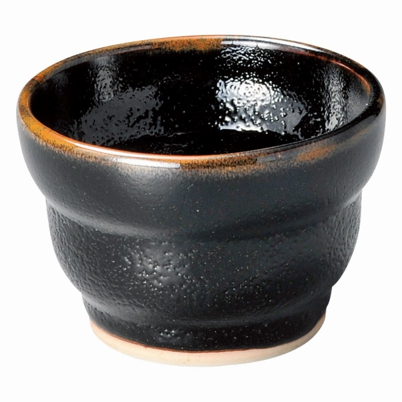 金正陶器 ゆず天目 そば千代口 1個(ご注文単位1個)【直送品】