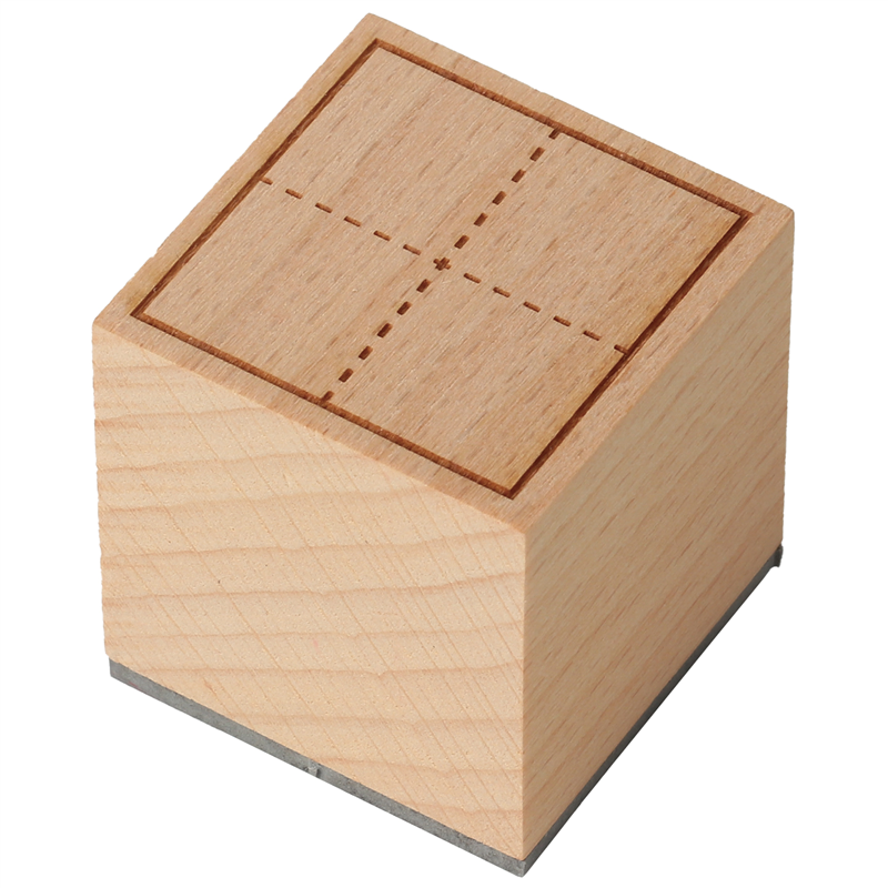 アーテック 木製マス目スタンプ30ミリ角 1個(ご注文単位1個)【直送品】