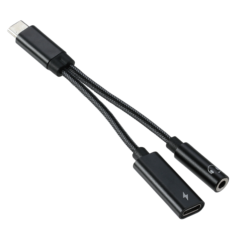 アーテック TypeC to 3.5mm&TypeC 変換アダプタ(PD対応) 1個（ご注文単位1個）【直送品】