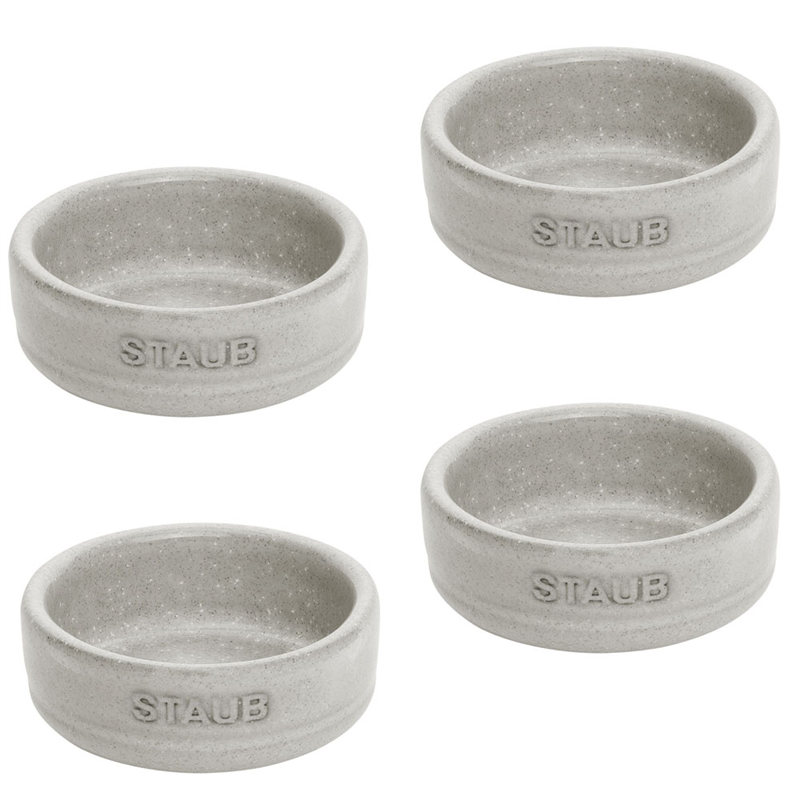 ストウブ セラミック ミニプレート 4ヶ組 カンパーニュ 1箱(ご注文単位1箱)【直送品】