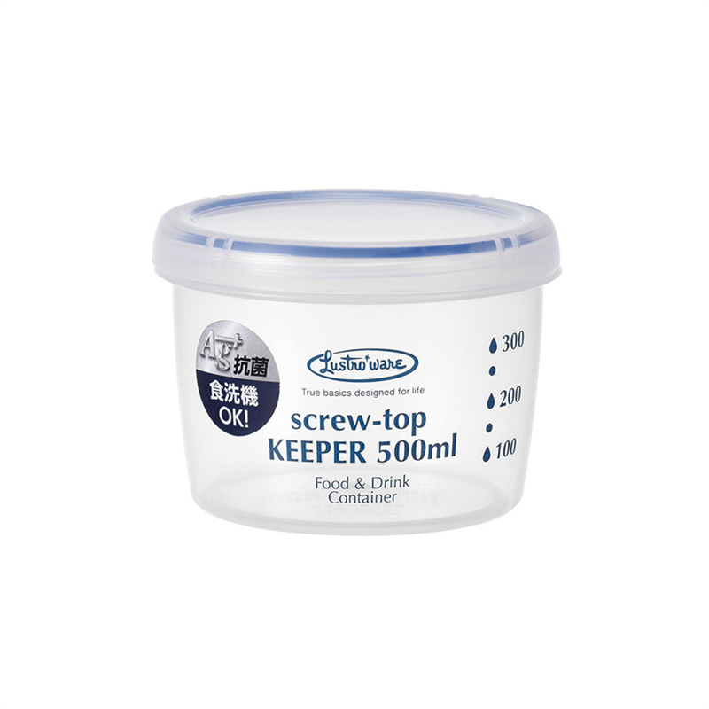 ラストロ スクリュートップキーパー 浅型 B-2271KN 500ml 1個(ご注文単位1個)【直送品】
