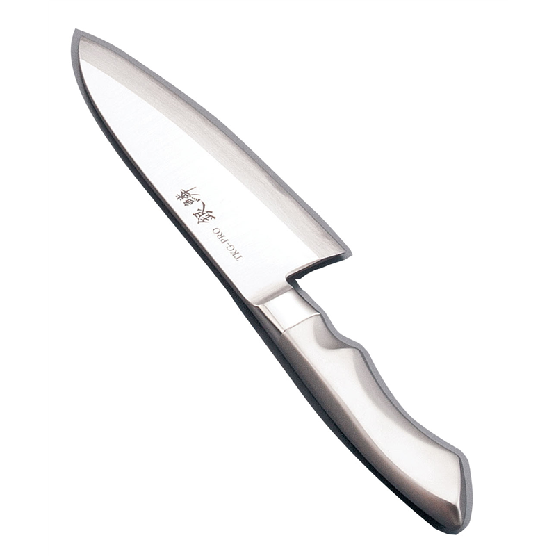 TKG　PRO（プロ）銀鱗　出刃（片刃） 16.5cm 1箱（ご注文単位1箱）【直送品】