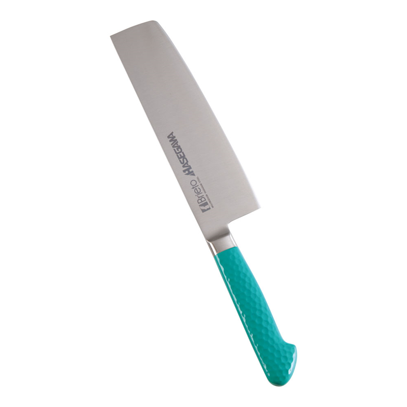 抗菌カラー庖丁　菜切　18cm MNK-180　グリーン 1箱（ご注文単位1箱）【直送品】