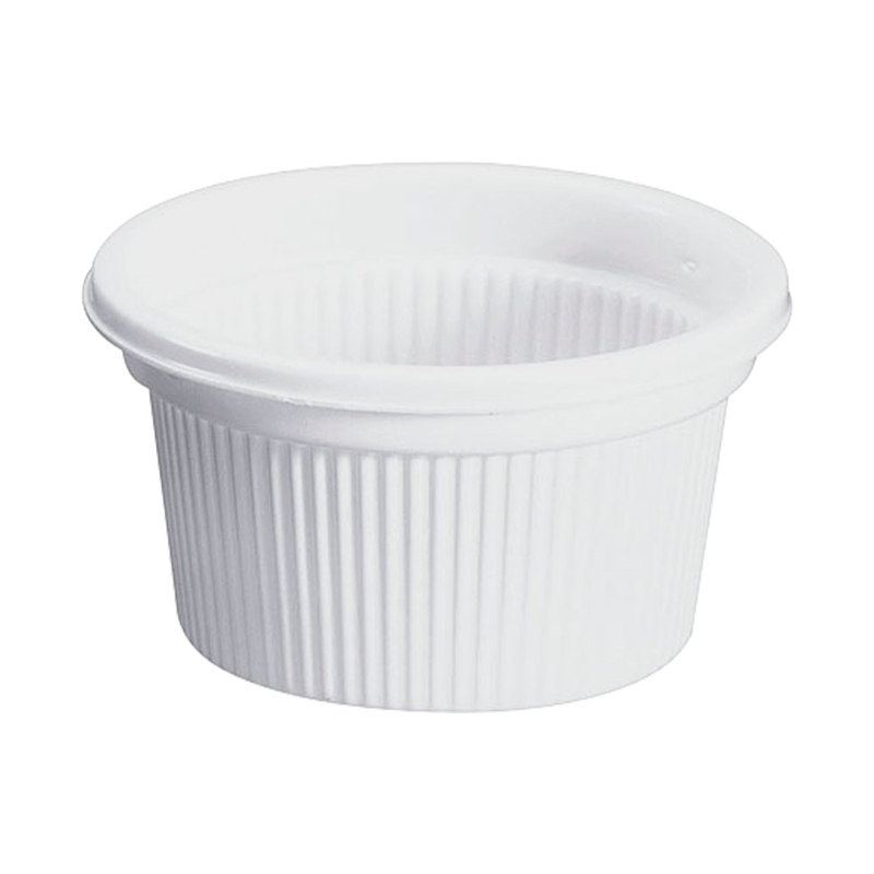 1/2オンスカップ 本体(50入) 白 1袋(ご注文単位1袋)【直送品】