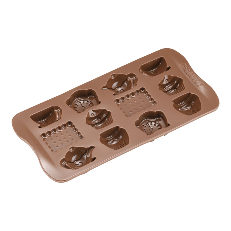 シリコマート チョコレートモルド ティータイム SCG17 1箱(ご注文単位1箱)【直送品】