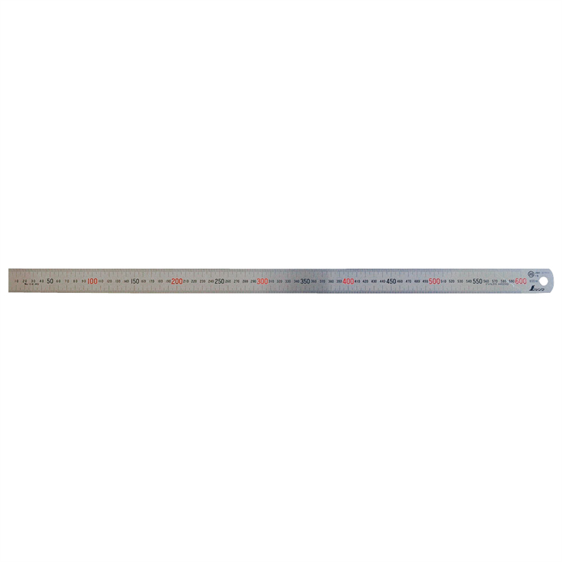 ステン直尺 60cm №14036 1個(ご注文単位1個)【直送品】