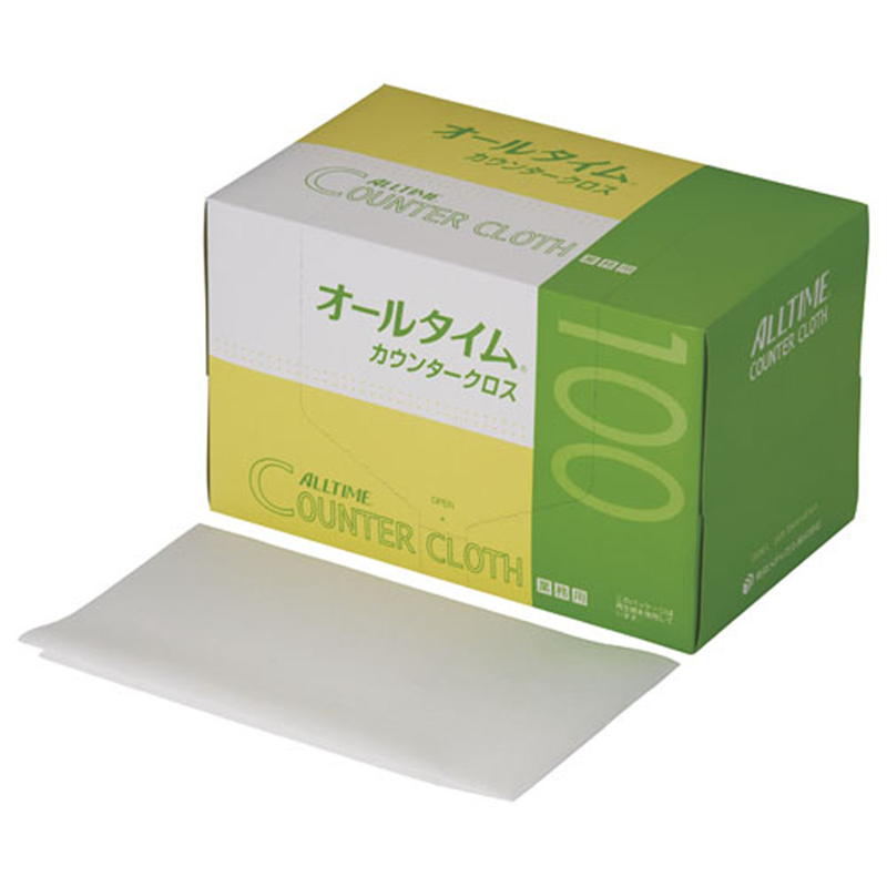 オールタイムカウンタークロスFT-100 レギュラー ホワイト 1箱(ご注文単位1箱)【直送品】