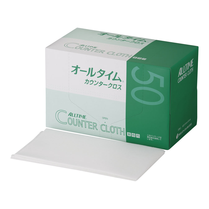 オールタイムカウンタークロスFT-150 レギュラー大判 ホワイト 1箱(ご注文単位1箱)【直送品】