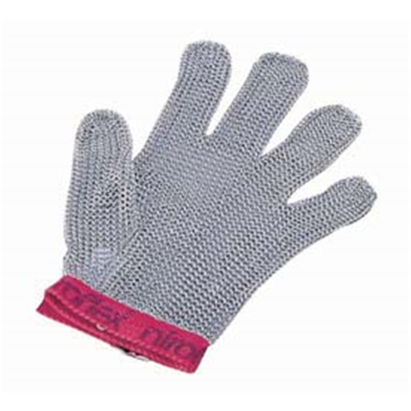 ニロフレックス　メッシュ手袋5本指 M　M5（赤） 1袋（ご注文単位1袋）【直送品】