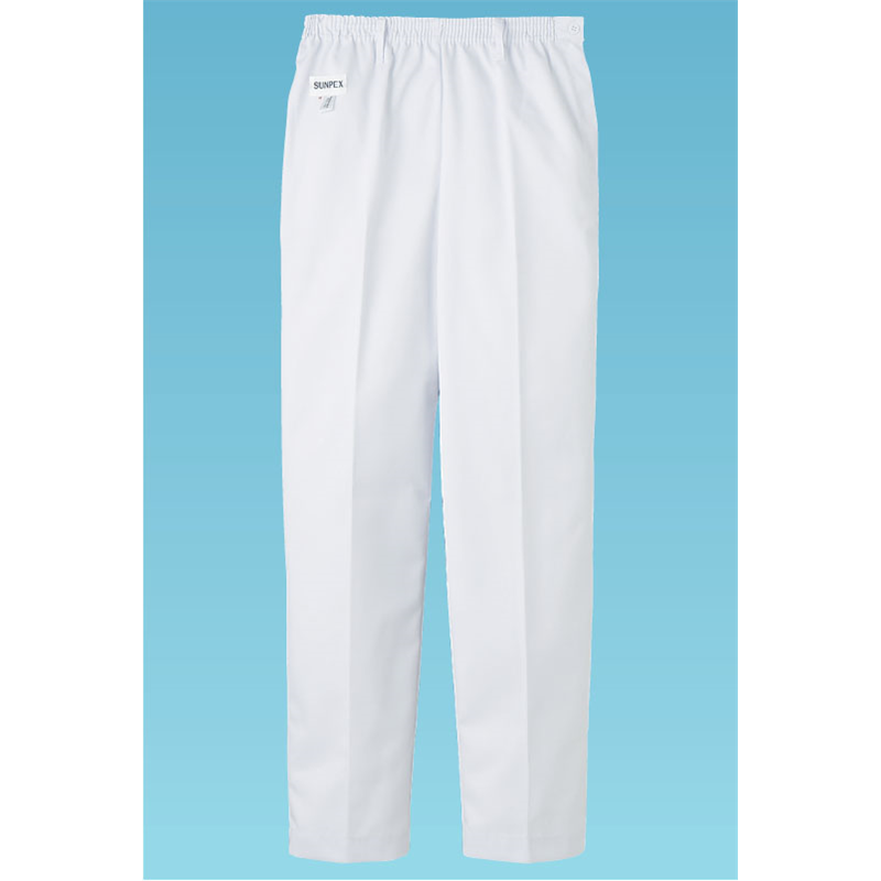 女性トレパン（ゴム入り・ホワイト） FH-1109　LL 1袋（ご注文単位1袋）【直送品】