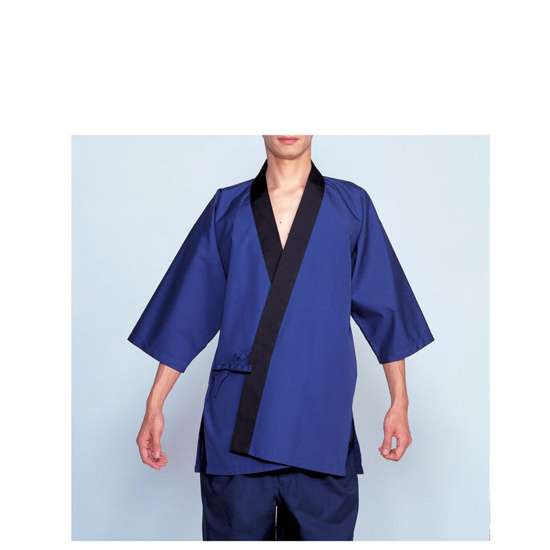 はっぴ　H-353（ネイビーブルー） M 1袋（ご注文単位1袋）【直送品】