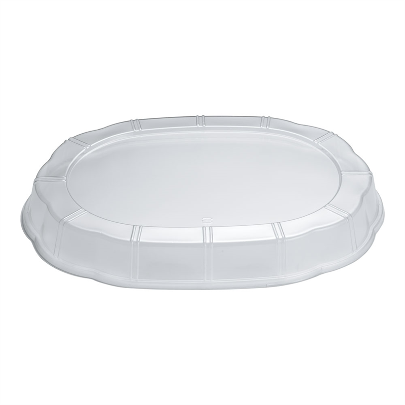 プラ容器　シルキー用蓋　透明 中用（10枚入） 1袋（ご注文単位1袋）【直送品】