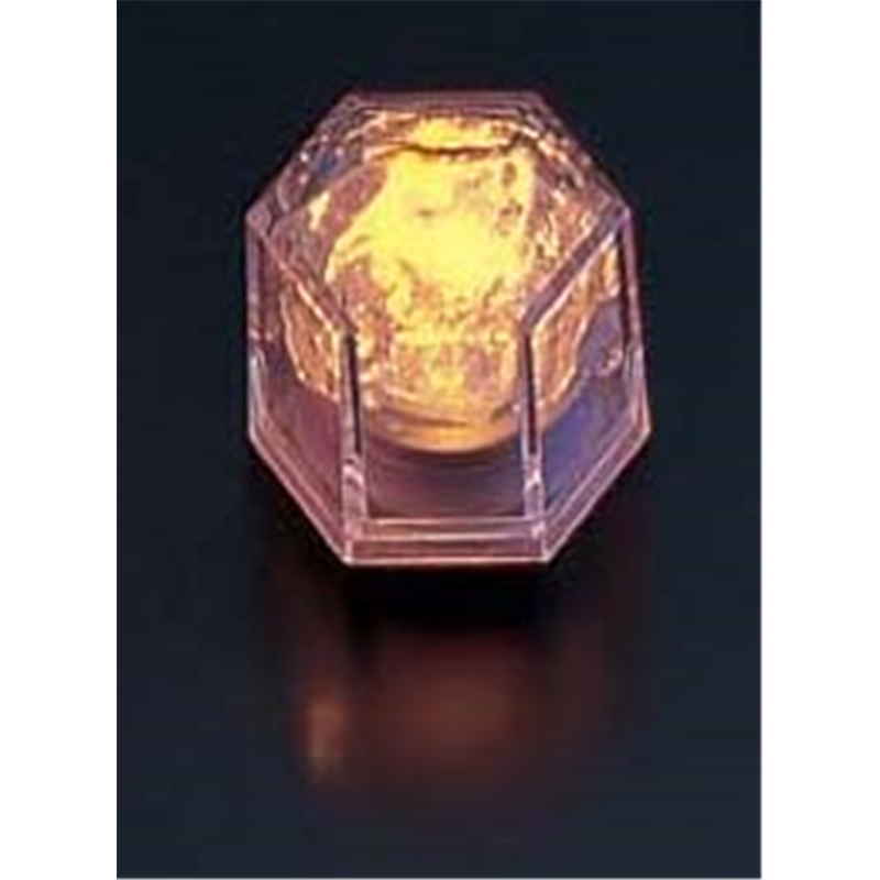 ライトキューブ・クリスタル 標準輝度 (24個入) イエロー 1個(ご注文単位1個)【直送品】