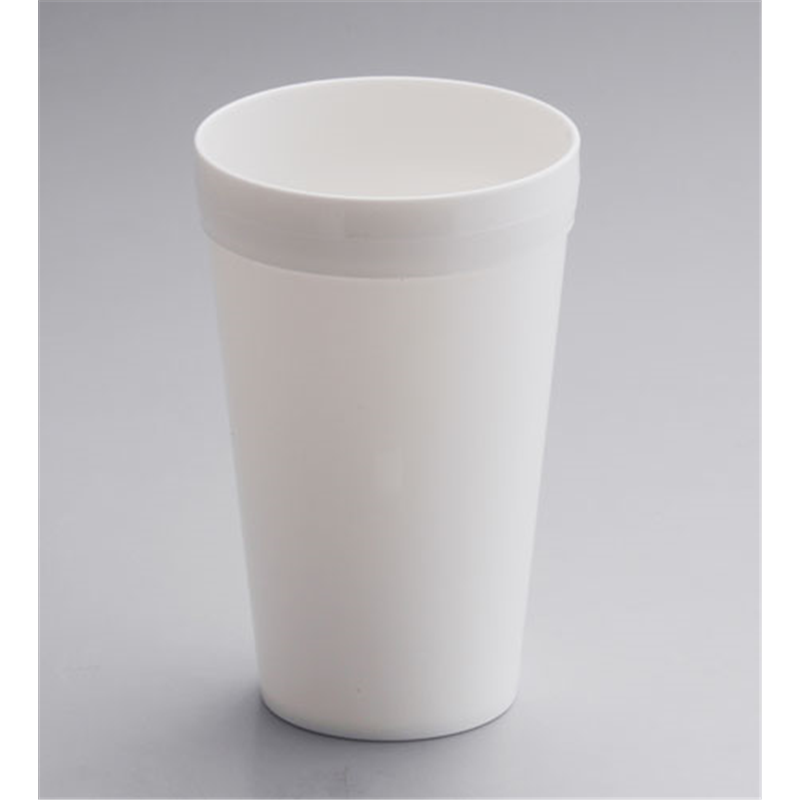 ポリプロピレン食器　白　コップ　大 №1702W 1袋（ご注文単位1袋）【直送品】