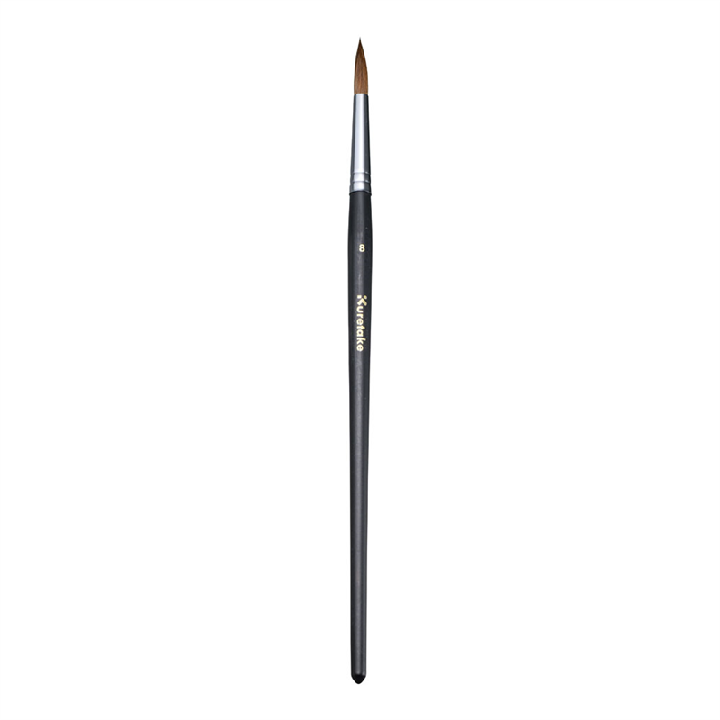 クレタケ 馬毛画筆 丸8号 JO1-8 1袋(ご注文単位1袋)【直送品】