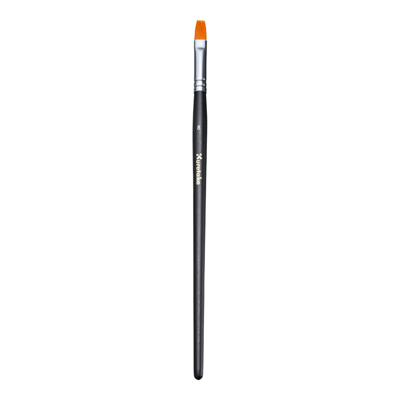 クレタケ ナイロン画筆 平8号 JP2-8 1袋(ご注文単位1袋)【直送品】