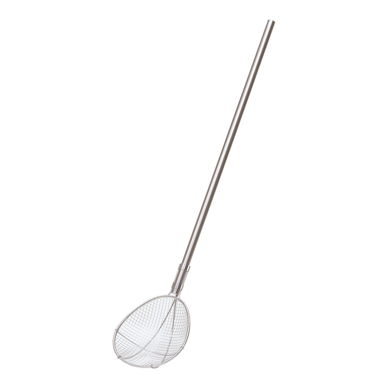 TS　パイプ柄給食用すくい網　スイノー型 特大　極荒目　　柄長100cm 1個（ご注文単位1個）【直送品】