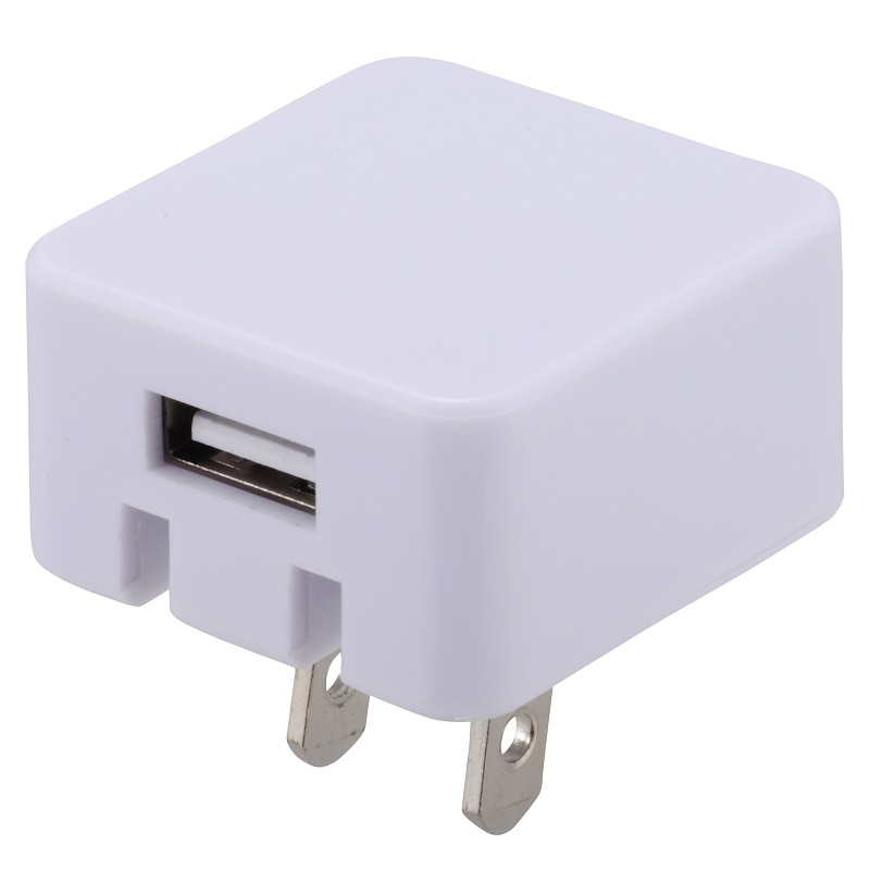 オーム電機 MAV-AU1-W 01-2187 ACアダプター USB 1A(ご注文単位1袋)【直送品】