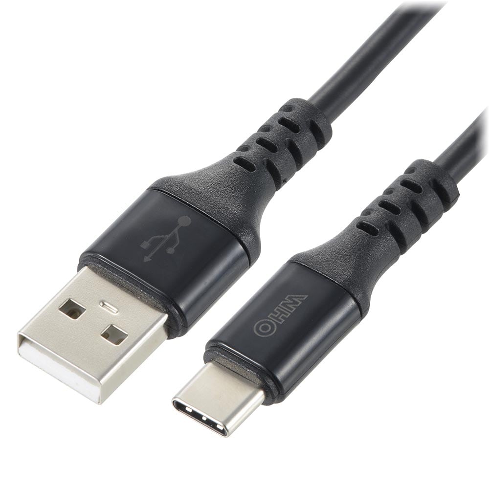 オーム電機 SMT-L15CAS-K 01-7132 AudioComm Type-Cケーブル USB-A to USB-C 1.5m ブラック(ご注文単位1袋)【直送品】