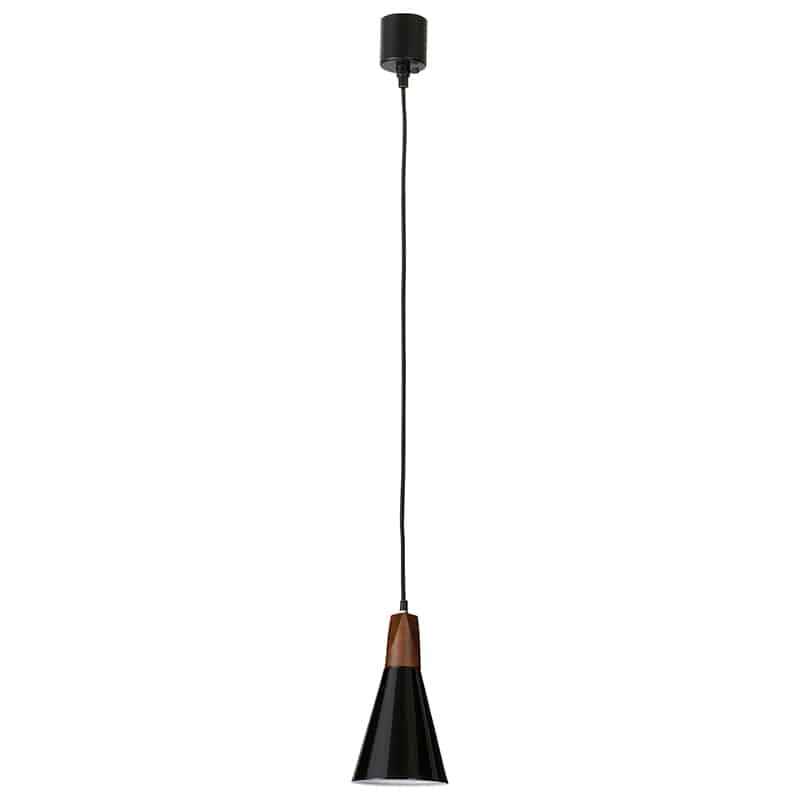 オーム電機 LT-YN117AW-K 06-1464 ペンダントライト E17 ブラック（ご注文単位1袋）【直送品】