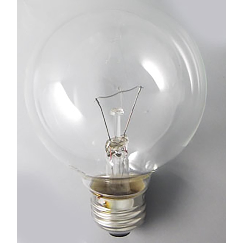 オーム電機 GC100V-95W/95 16-4041 アサヒ 白熱球 ボール形 G95 E26 クリア 95W 127mm（ご注文単位1袋）【直送品】