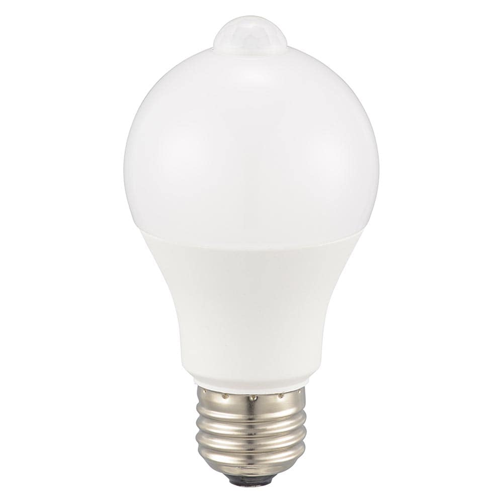 オーム電機 LED電球 E26 40形相当 人感・明暗センサー付き 電球色 1個（ご注文単位1個）【直送品】