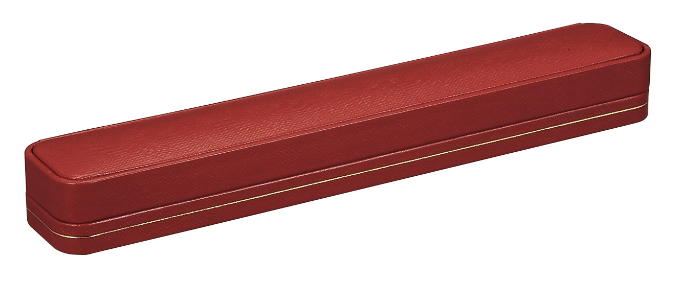 CS-15-NBL-RED ネックレス・ブレスレットケース　レッド 1個 （ご注文単位10個）【直送品】